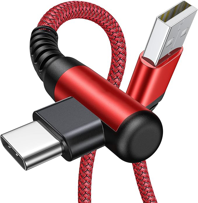USB to USB-C Cable Red 1.5M
